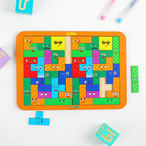 Головоломка-конструктор «Смайлики», большая