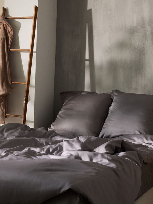 Простыня евро SL Home Tencel, 235260 см, серая, тенсель - Sima-land home фото 4