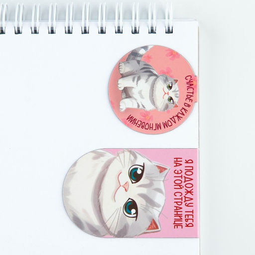 Цена за 4 шт. Магнитные закладки 2 шт. С 8 Марта