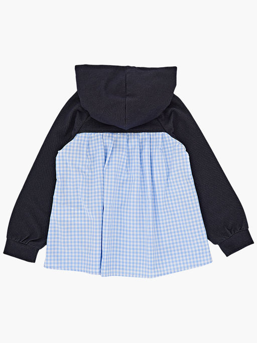 Джемпер для девочки UD 6259 т.джинс/клетка - Mini maxi фото 5