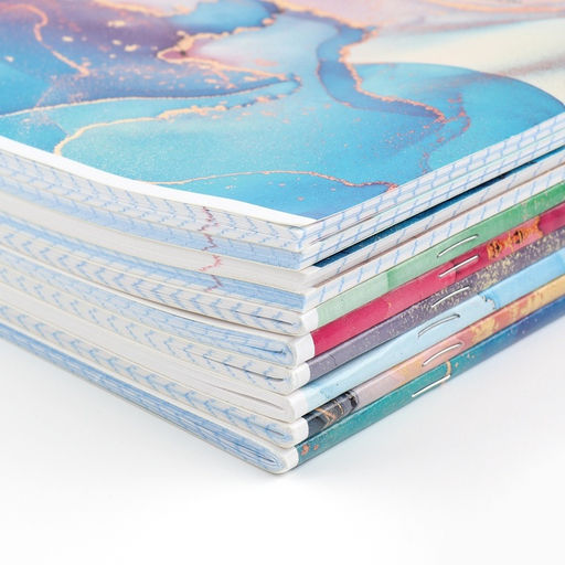 Тетради предметные, 36 л., набор из 10 шт., блок №1 Разноцветный мрамор - Artfox study фото 5