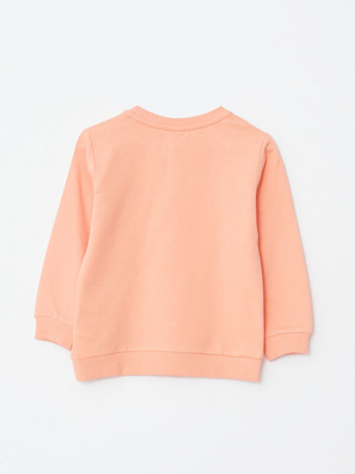 Bisiklet Yaka Uzun Kollu Bask?l? Erkek Bebek Sweatshirt - Waikiki фото 2