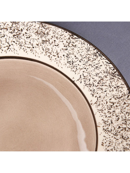 Набор посуды Керамика ручной работы «Восточный», 18 предметов, бежевый, Иран