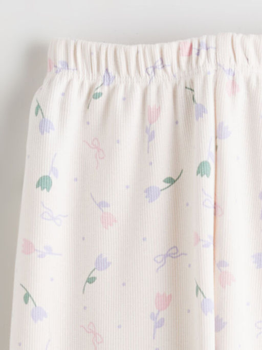 Beli Lastikli K?z ?ocuk Pijama Alt