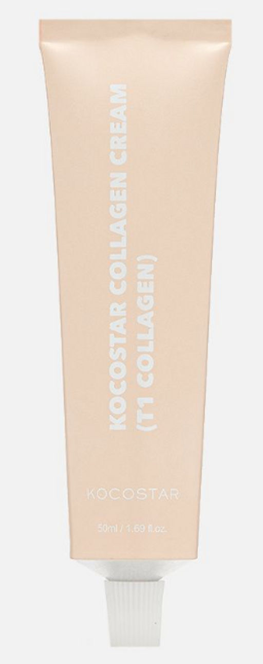 KOCOSTAR COLLAGEN CREAM (T1 COLLAGEN) Плёночная маска для лица с коллагеном