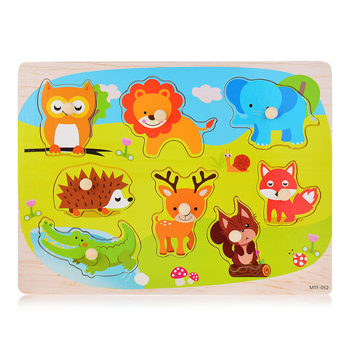 Пазл-вкладыш На солнечной полянке - Щепочка фото 2