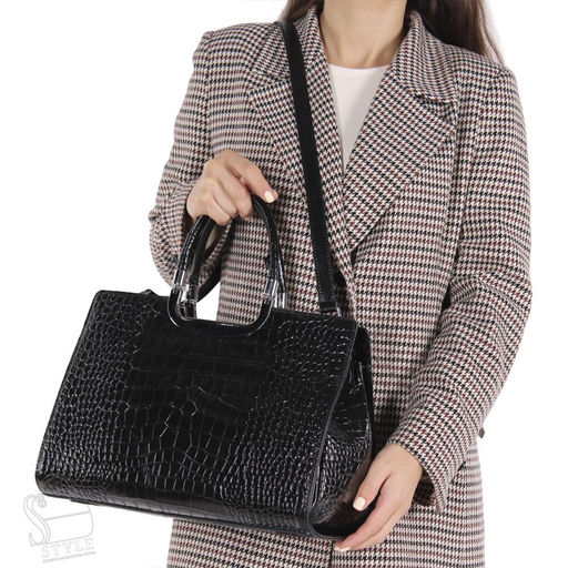 Сумка женская кожаная  8825VG black Vitelli Grassi  в Новосибирске
