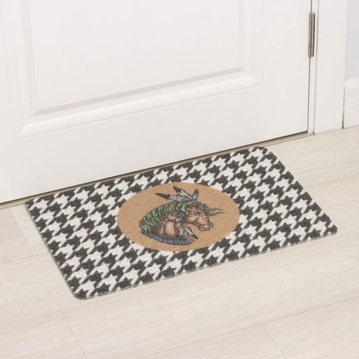 Коврик придверный Доляна «Айдахо», 38×58 см, бежевый