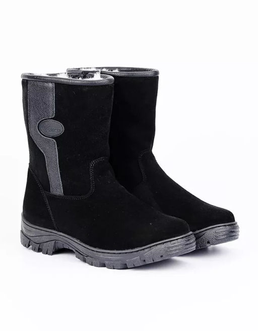 Сапоги мужские замшевые Байкал, литая подошва