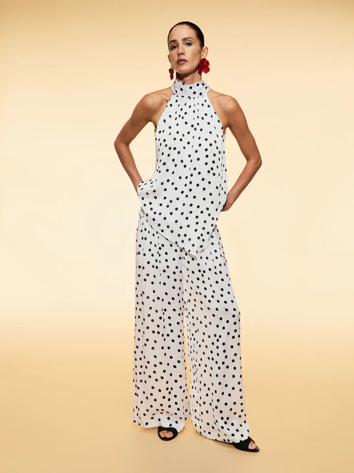 Широкие брюки с резинкой на поясе ZR2605022101-246 / Zarina