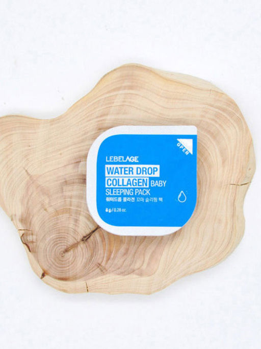 Lebelage Ночная маска для повышения эластичности кожи лица с коллагеном / Water Drop Collagen Baby Sleeping Pack, 8 г