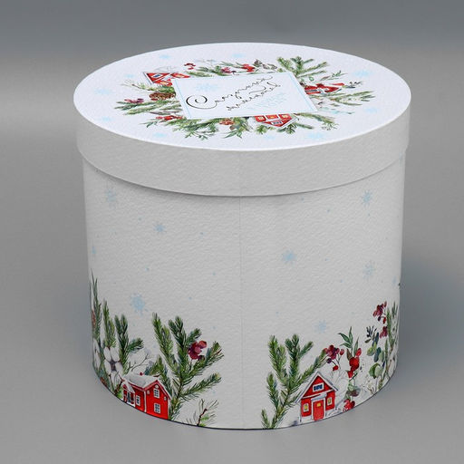 Коробка подарочная круглая Сказочных моментов, 19.5 22 см - Дарите счастье фото 5