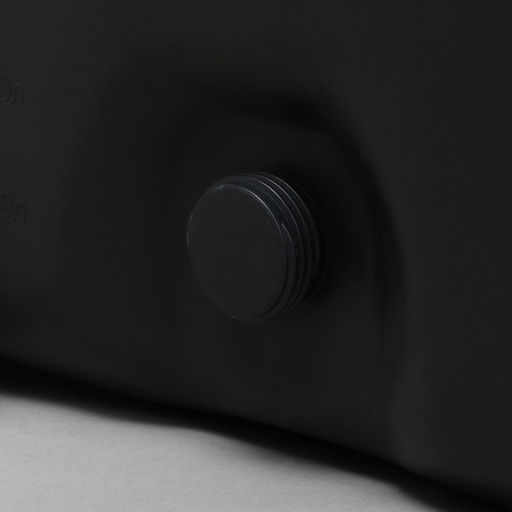 Бак для душа, 100 л, с крышкой, с резьбой под кран, чёрный