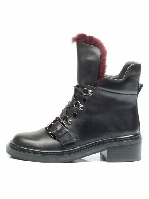01-H001-3637-N380K BLACK Ботинки демисезонные женские (натуральная кожа, байка) - No name фото 12