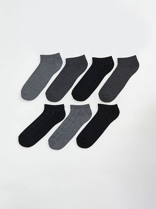 Desenli Erkek Patik ?orap 7li