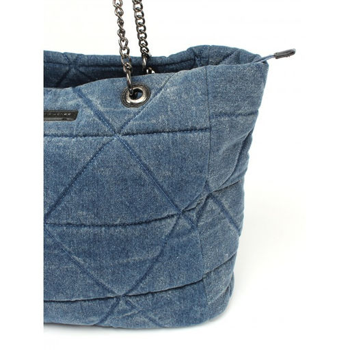 Сумка женская текстиль DJ-7050-2-BLUE JEAN 1отдел, синий SALE 261486 - Bobo фото 9