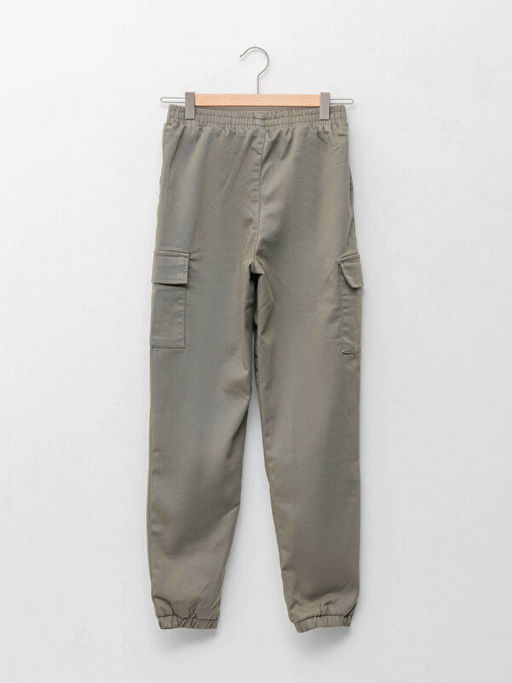 Beli Lastikli Basic Gabardin K?z ?ocuk Kargo Pantolon - Waikiki фото 2