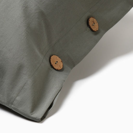 Комплект наволочек Этель 50*70 см - 2 шт, цв.темно-зеленый, жатый хлопок,140гр/м2  фото 13