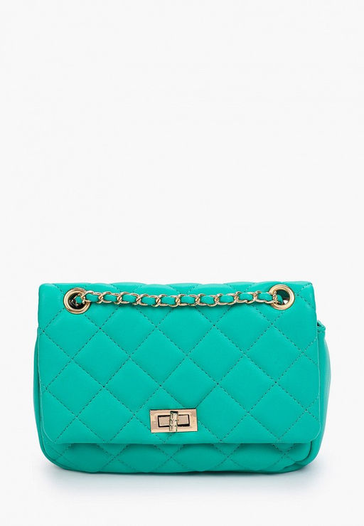 Сумка из экокожи малахитового оттенка - Incity фото 4