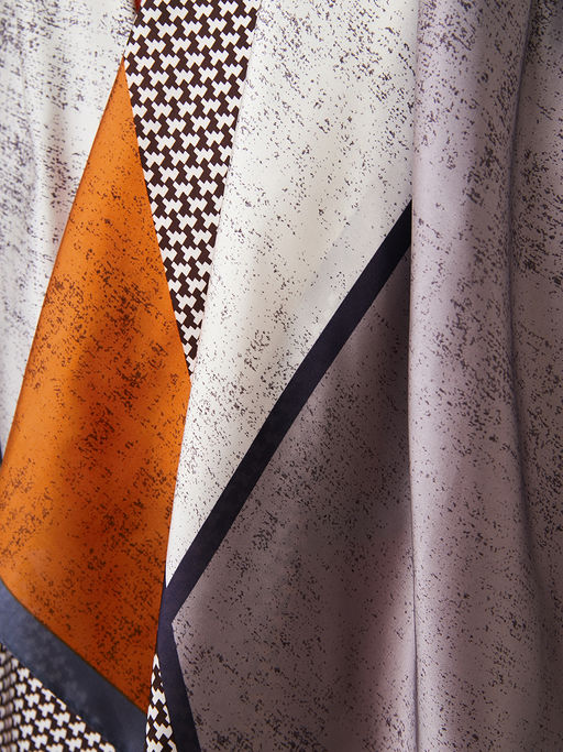 Большой, мягкий, тонкий и очень нежный двусторонний палантин с рисунком - Tantino фото 11