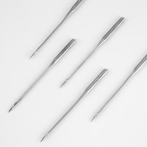 Иглы для бытовых швейных машин, для трикотажа, №75-100, набор 10 шт.