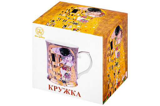 Кружка 400 мл 12,5*9*10 см Поцелуй, NEW BONE CHINA - Elan gallery фото 14