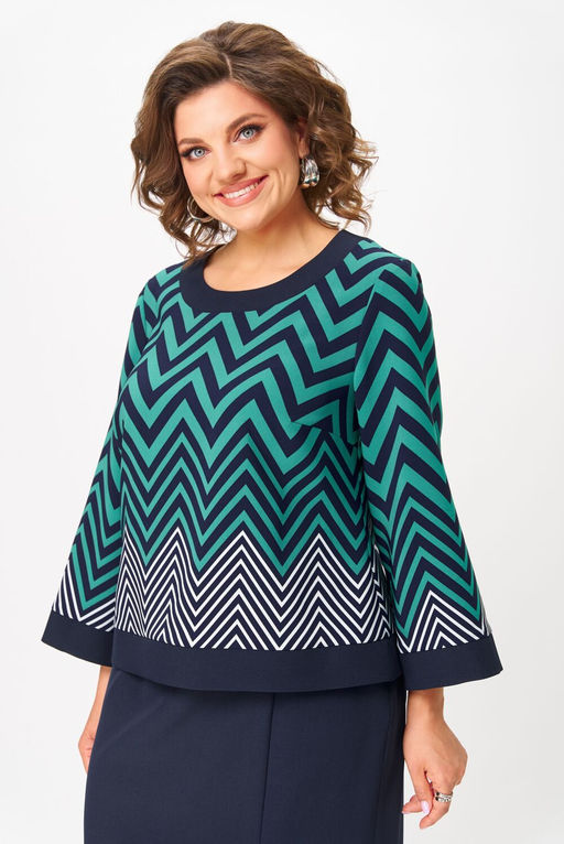 Костюм Aira Style 24126 Ментолово-синий