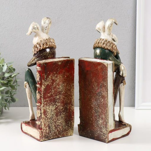 Держатели для книг "Придворные зайцы" набор 2 шт 25х10х30,5 см