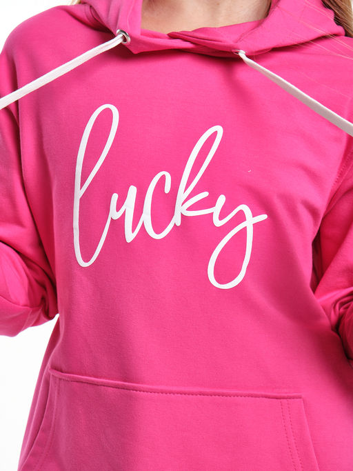 Толстовка с капюшоном с принтом UD 7422 малина - Mini maxi фото 9