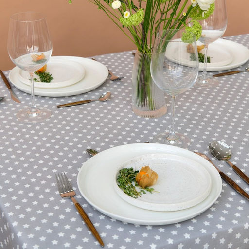 Скатерть Этель Звёзды 149х180 см, 80% хл, 20% пэ, сатин 110 г/м2  фото 3