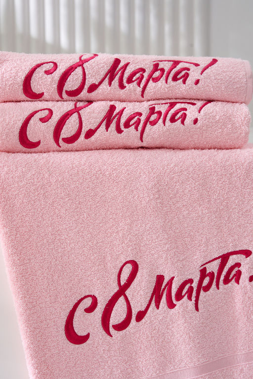 14418/14 "8 марта"полотенце махровое плотность 350гр