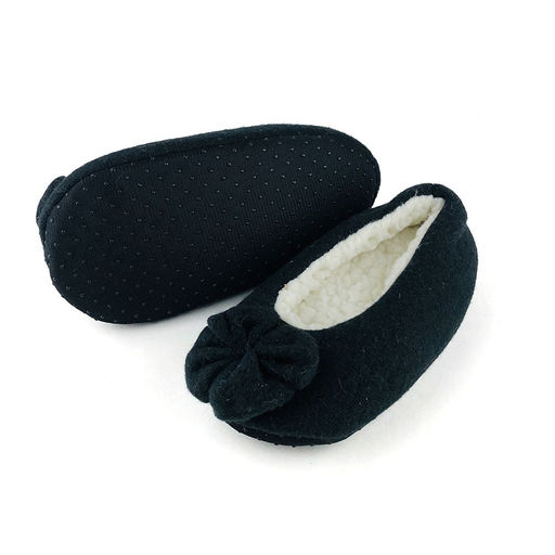 Тапочки детские однотонные с цветочком размер 20 - Family фото 3