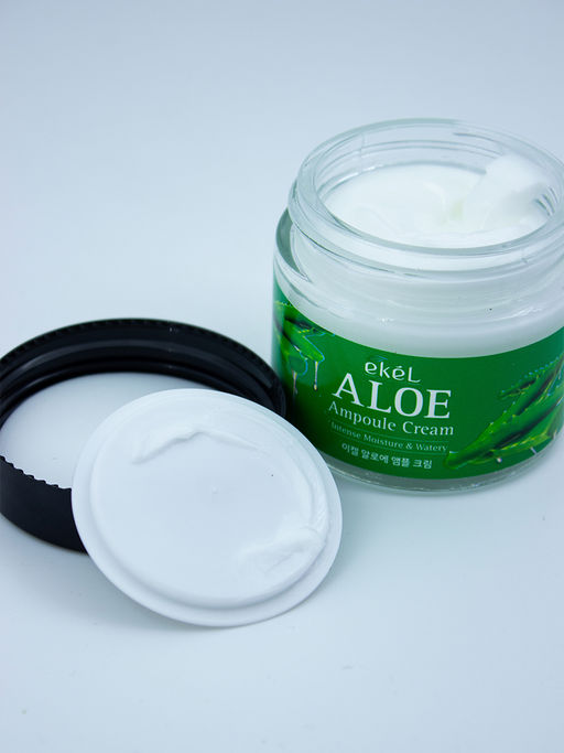 Скидка 15%! EKEL - КРЕМ ДЛЯ ЛИЦА АМПУЛЬНЫЙ С ЭКСТРАКТОМ АЛОЭ ВЕРА ALOE AMPOULE CREAM, 70 ML  фото 3
