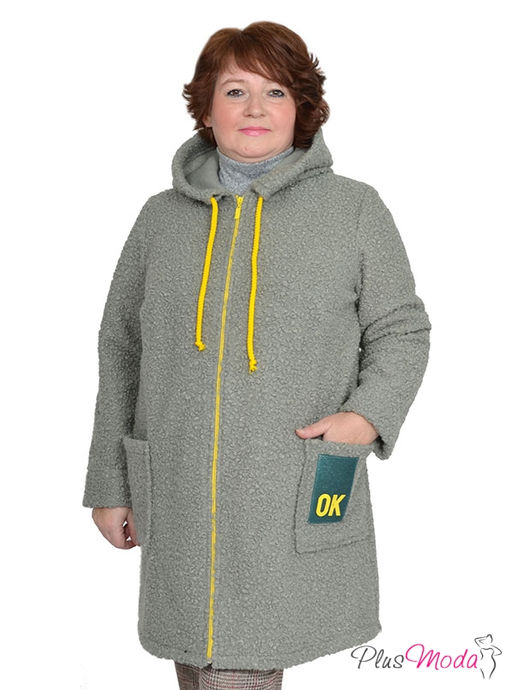 Куртка-пальто Модель №765 размеры 44-84 - Plusmoda фото 2