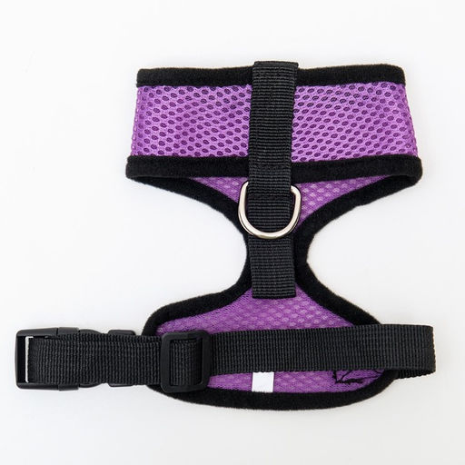 Шлейка мягкая из неопрена, размер L, ОШ 39 см, ОГ 36-46 см, фиолетовая - Пижон фото 7