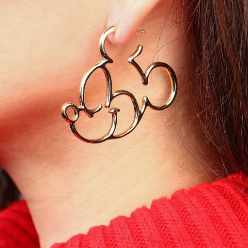 Серьги, набор украшений Минни Маус, золотой - Disney фото 8