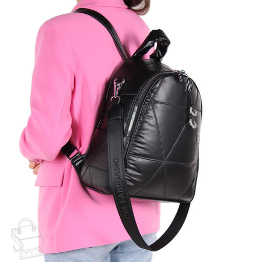 Рюкзак женский 69044-2 black Velina Fabbiano/30 в Новосибирске