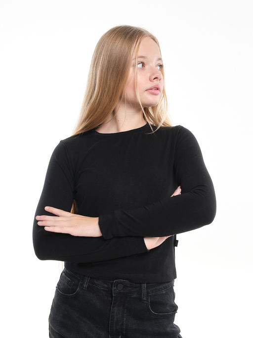 Лонгслив трикотажный для девочки 22-7700 белый - Mini maxi фото 13