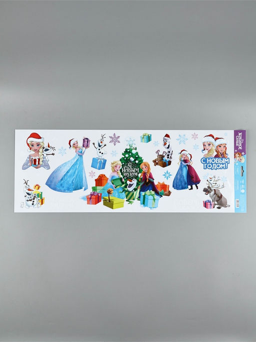 Наклейки на окна С Новым годом, 70 ? 25 см