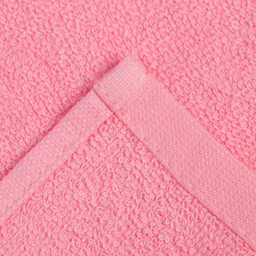 Полотенце махровое Экономь и Я 30*60 см, цв. розовый, 100% хлопок, 350 гр/м2  фото 5