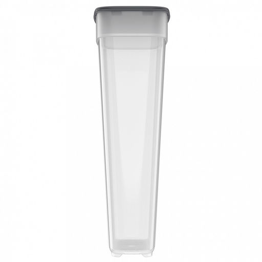 Контейнер для сыпучих продуктов 2,2л, 17х8,5х26,5см, полипропилен, графит (Россия) - Домашняя мода фото 5