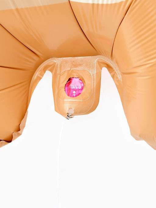 Цена за 3 шт. Воздушный шар фольгированный 21" «Мишка с сердцем»