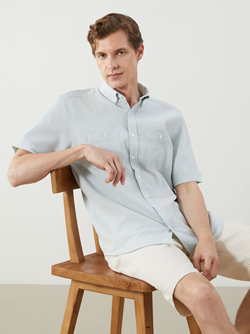 Regular Fit Erkek Dokulu G?mlek