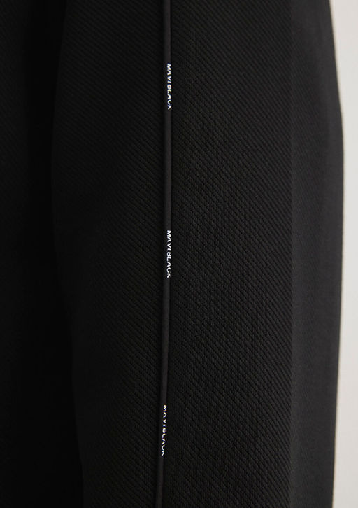 Bisiklet Yaka Siyah Sweatshirt - Mavi фото 7