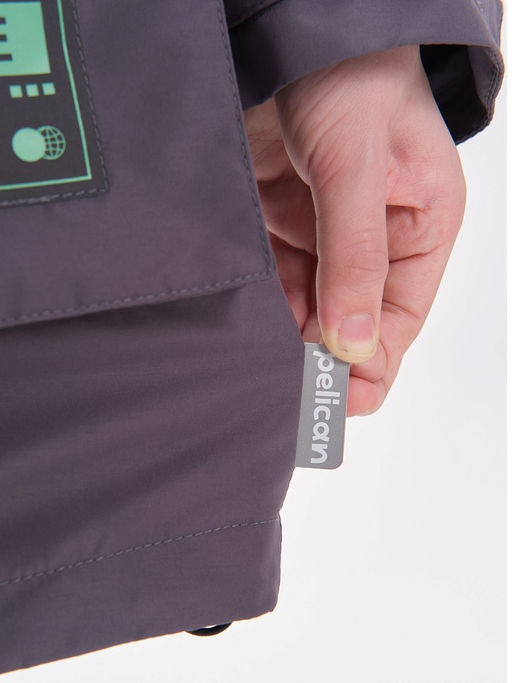 BZRM3371 Плащ для мальчиков - Pelican фото 7