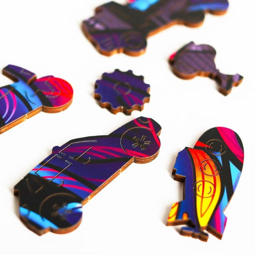 Пазлы фигурные Огненная гонка - Puzzle фото 14