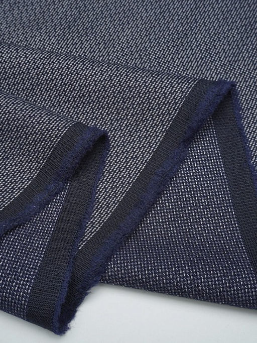 Шерсть костюмная Мираж цв.т.чернильно-синий, ш.1.55м, шерсть-100%, 190гр/м.кв - Купава фото 8