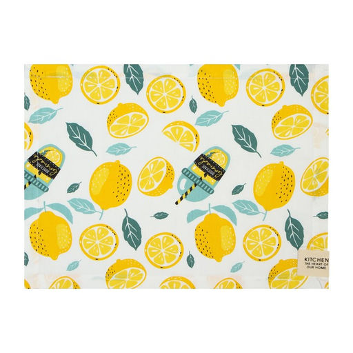 Набор салфеток Этель Лимонад 30х40 см - 2 шт, 80% хл, 20% пэ, сатин 110 г/м2  фото 2