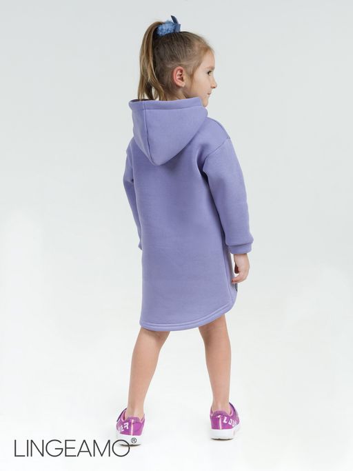 Детское платье-худи из футера с начёсом ВП-07 (10) - Lingeamo фото 9