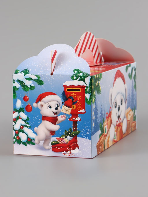 Цена за 3 шт. Коробка подарочная, складная 23×10×15 см «Детская почта»
